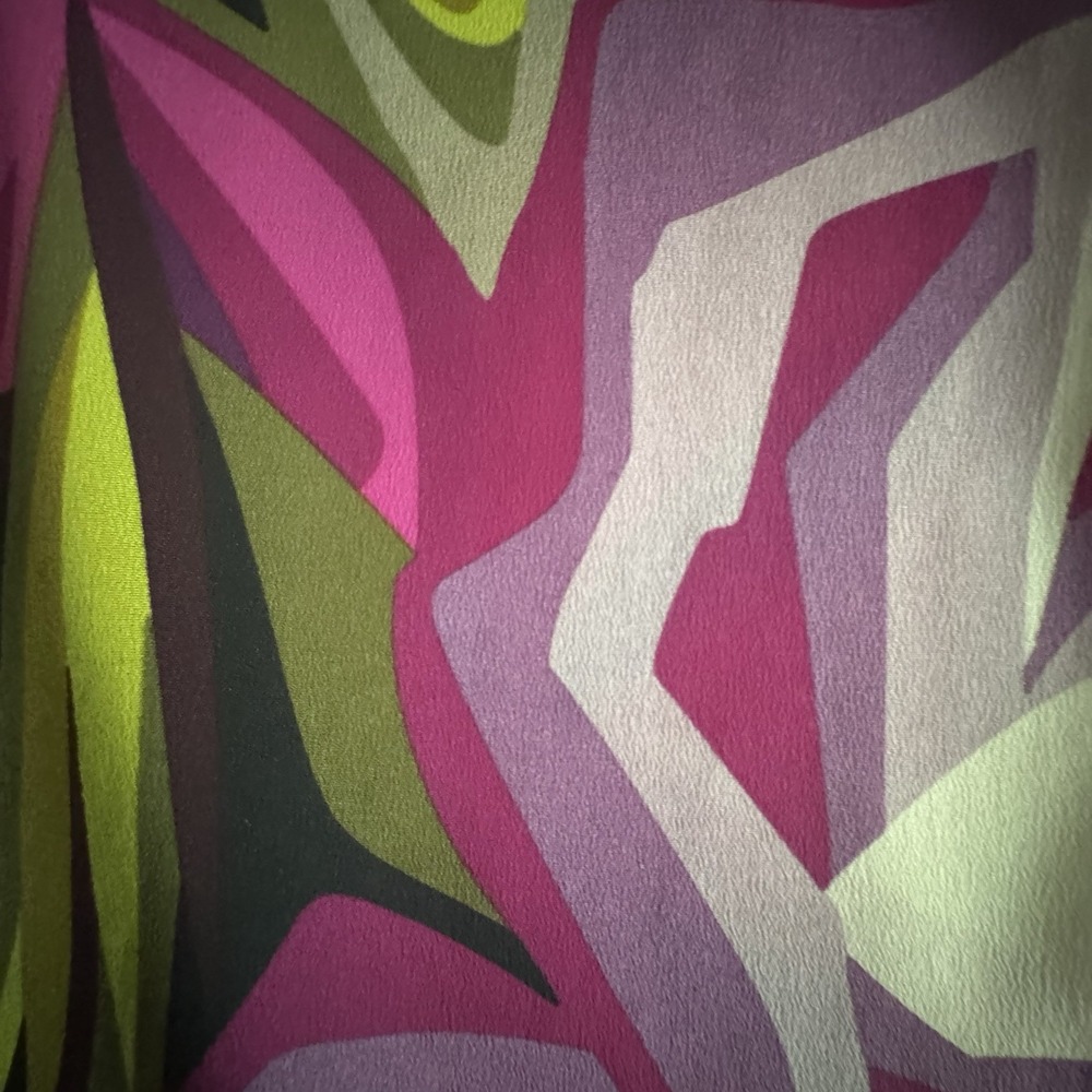 Missoni for Target Blouse Size XS Tropical Floral Button Down Mod Botanical - Picture 7 of 14